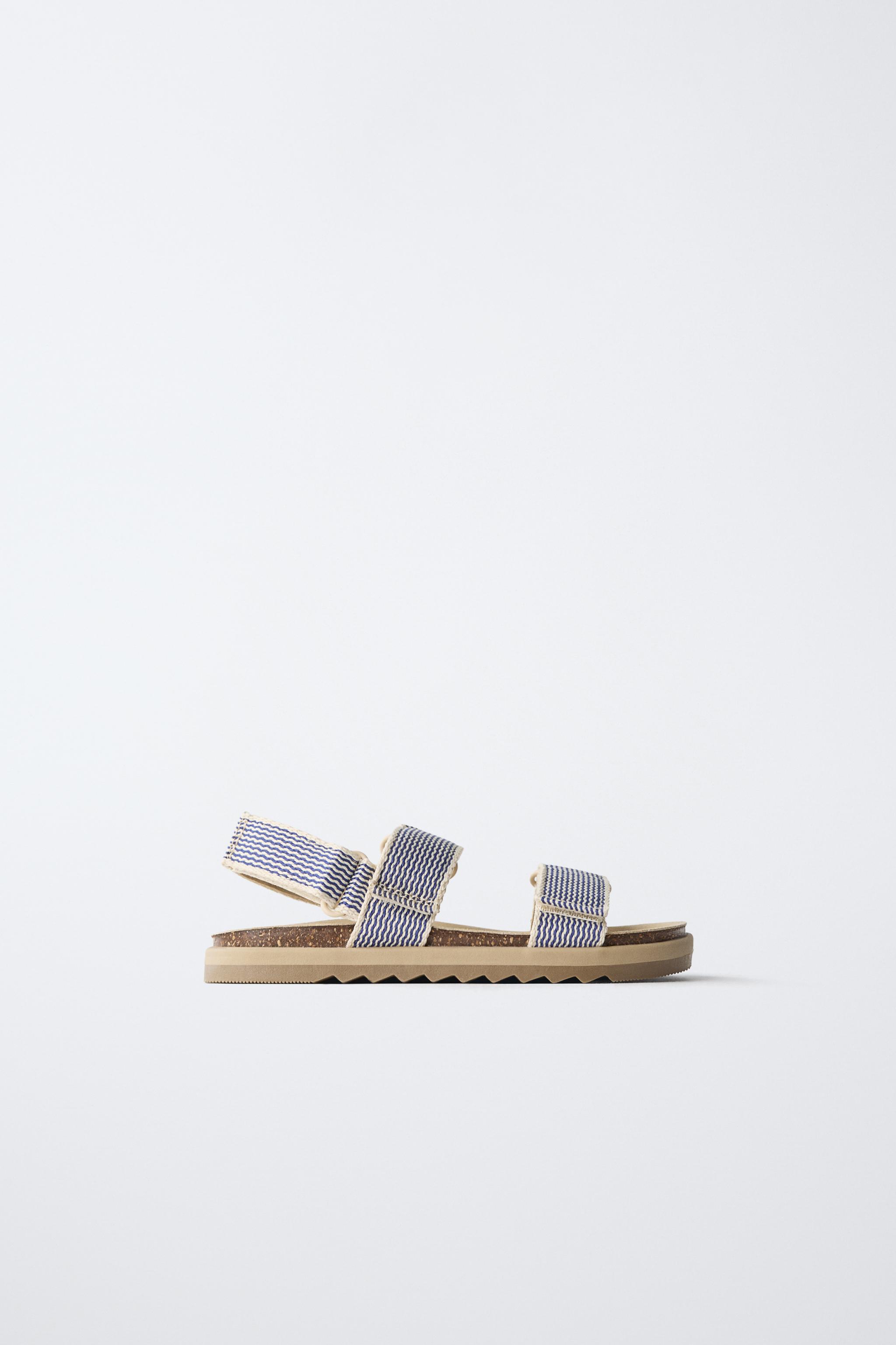 STRIPED SANDALS